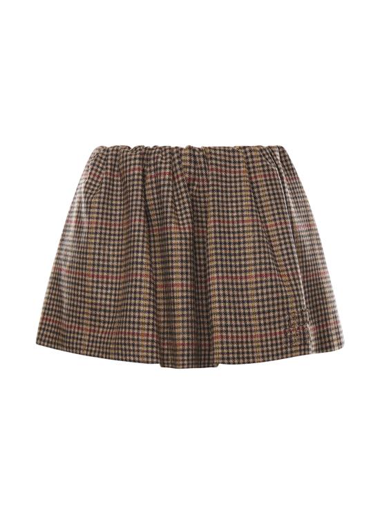 MIU MIU Women Mini Skirts MG2594 181JF0040 Brown
