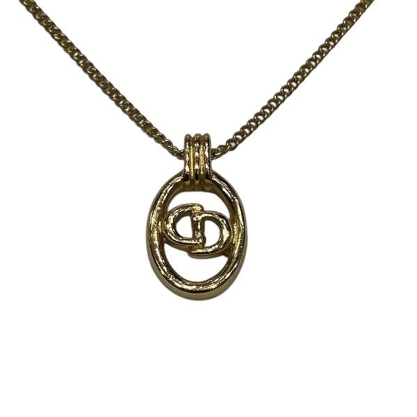ディオール CDロゴ ゴールドカラー ブランド小物 ネックレス レディース 【中古】