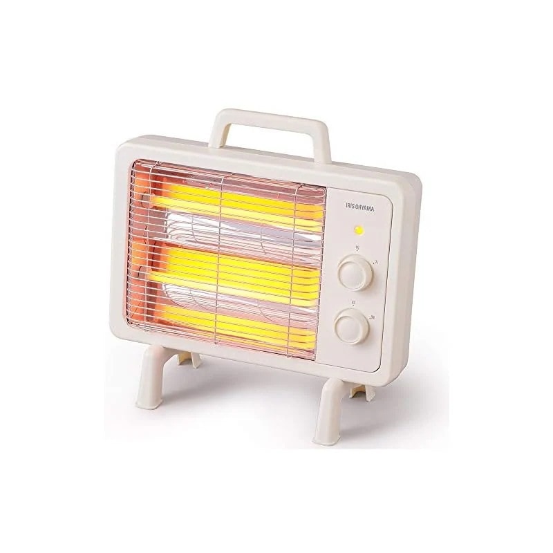 【即納】アイリスオーヤマ 電気ストーブ 速暖 転倒時電源OFF 400W/800W 2段階切替 遠赤外線ヒーター IEHD-800 アイボリー