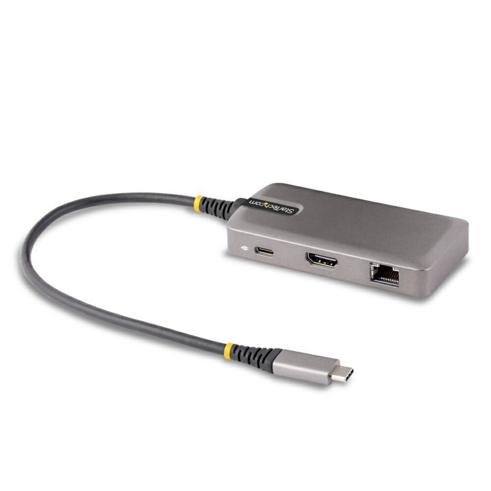 StarTech.com [103B-USBC-MULTIPORT] マルチポートアダプター/USB-C接続/シングルモニター/4K60Hz HDMI/100W USB PDパススルー/2x USB