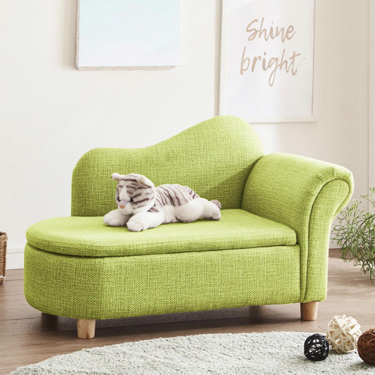 【I】【送料無料】後藤家具物産 座面収納庫付きペット用ソファー PSO-KRS-GE グリーン　ペットベッド ペット家具 【代引き不可】【離島不可】【代引不可/沖縄・離島不