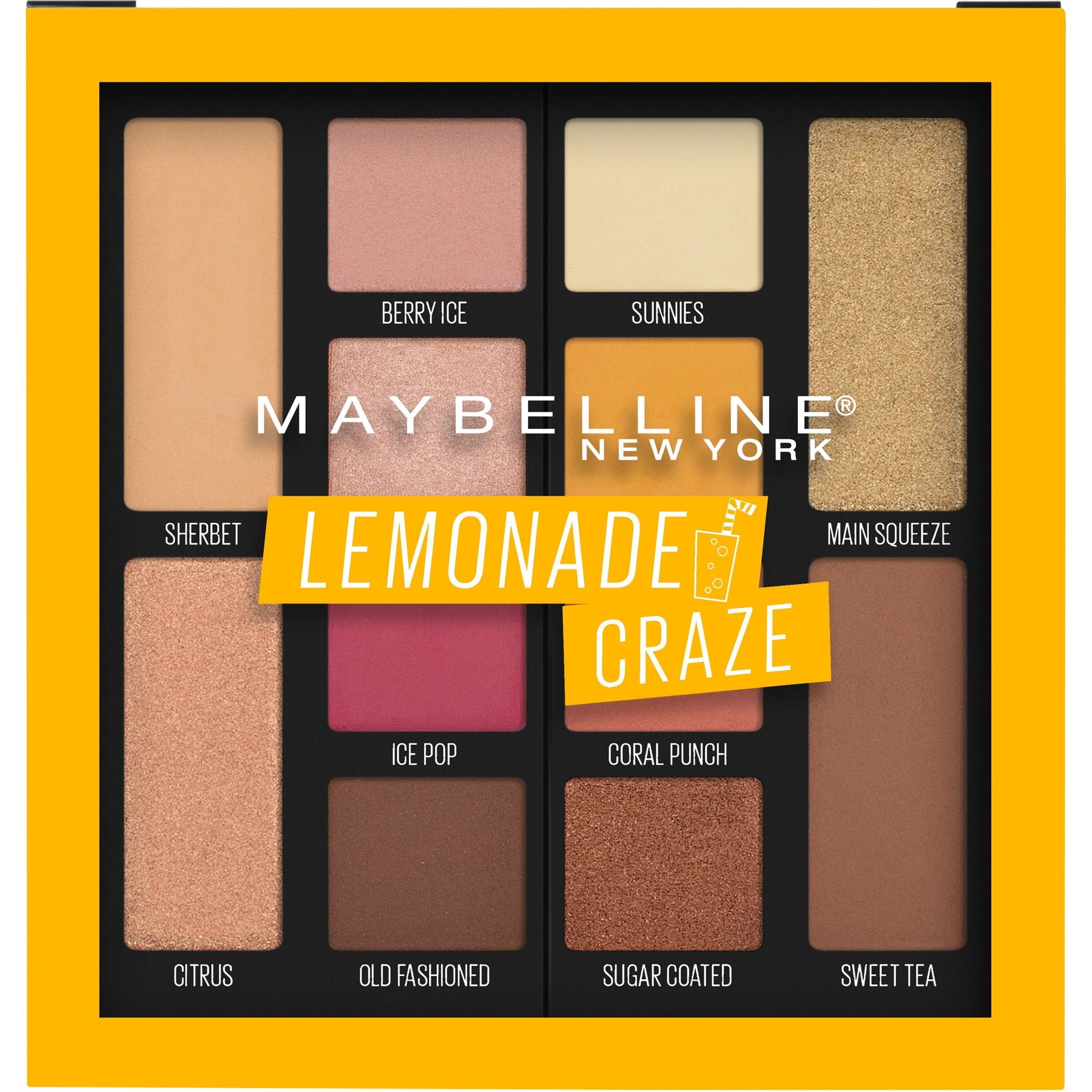 Maybelline Eyeshadow Palette, Lemonade Craze