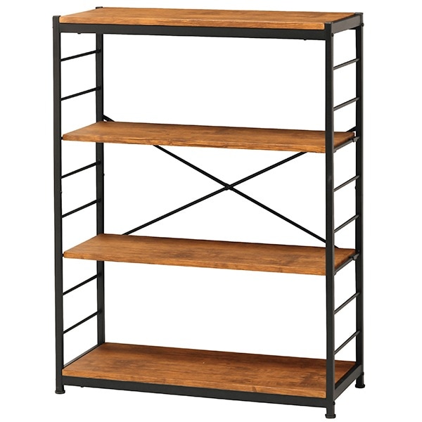 VKR-4(BR) ブラウン フリーラック4段