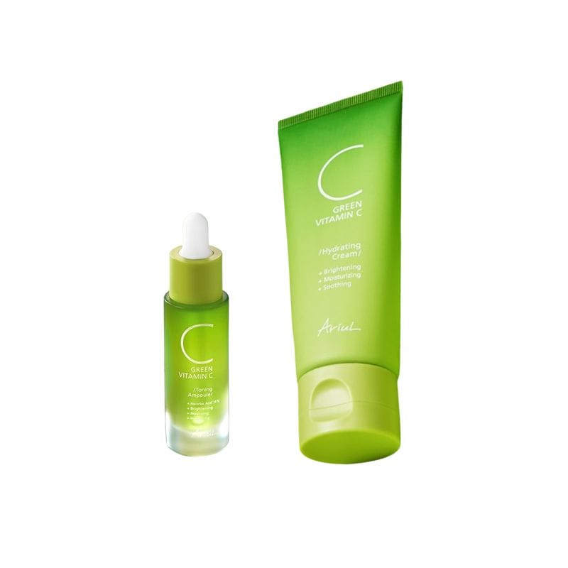 グリーンビタミンCトーニングアンプル 15ml + ハイドレーティングクリーム 100g