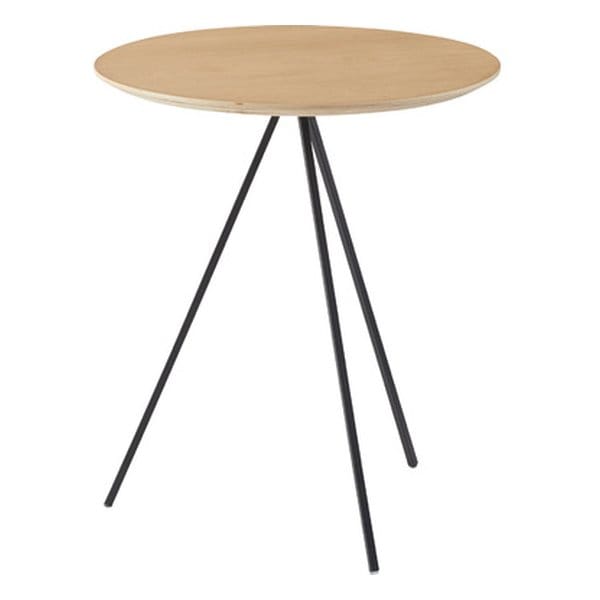 サイドテーブル ナチュラル 幅45×奥行き45×高さ51.5cm HIT-232NA