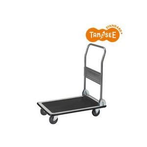 TANOSEE スチール台車（折りたたみ式） 150kg荷重 黒 1台