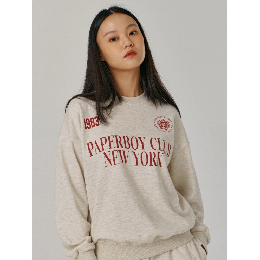 PAPERBOYスポーツクラブスウェットシャツ