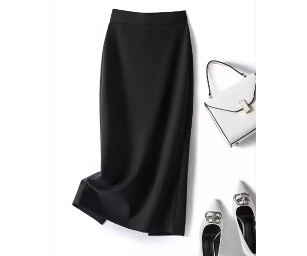 レディース スカート タイトスカート ロングスカート 膝下 ミモレ ロング バックスリット ハイウエスト ウエストゴム 大人可愛い きれいめ シンプル カジュアル 上品 おしゃれ かっこいい レトロ 5,724円