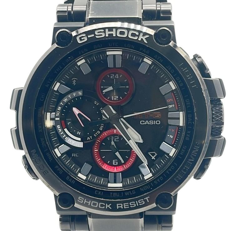 時計 G-SHOCK MTG-B1000 樹脂／ステンレススチール MTG-B1000B-1AJF アナログ ブラック メンズ時計 メンズウォッチ 高級 ブランド スポーツ【本物保証】