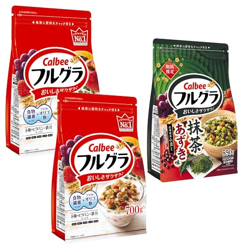 [フルグラ]カルビー フルグラ オリジナル・抹茶あずき 2種アソート 計3袋