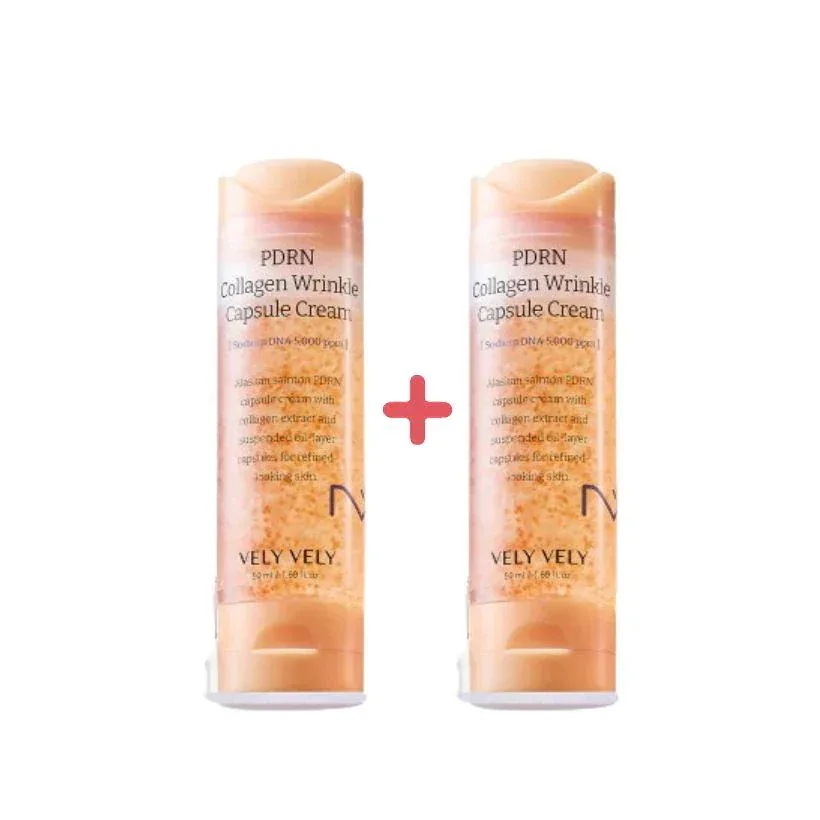 [26SS/New](1+1)PDRNコラーゲン リンクル カプセルクリーム 50ml #Sodium DNA 5,000ppm #輝き #アスタキサンチン