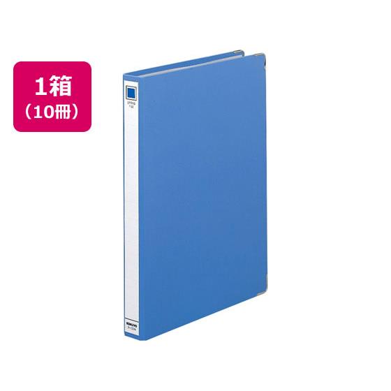 スプリングファイル(樹脂含浸紙貼) A4タテ 青 10冊 コクヨ ﾌ-130NB