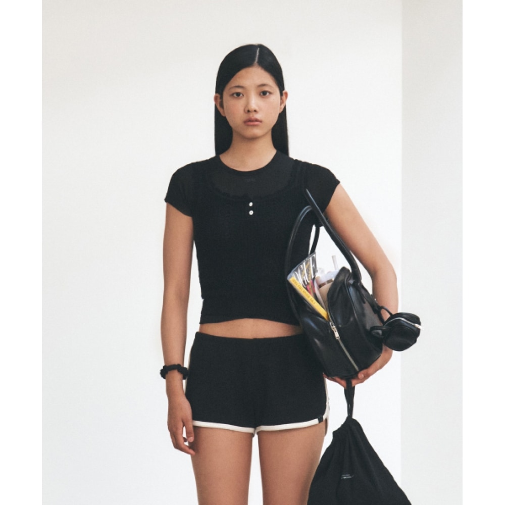 グローブキコスカシニットノースリーブ_ブラック