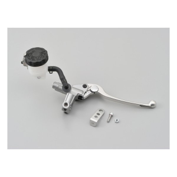 ブレーキマスターシリンダー横型 1/2インチ シルバー／バフクリア D61739