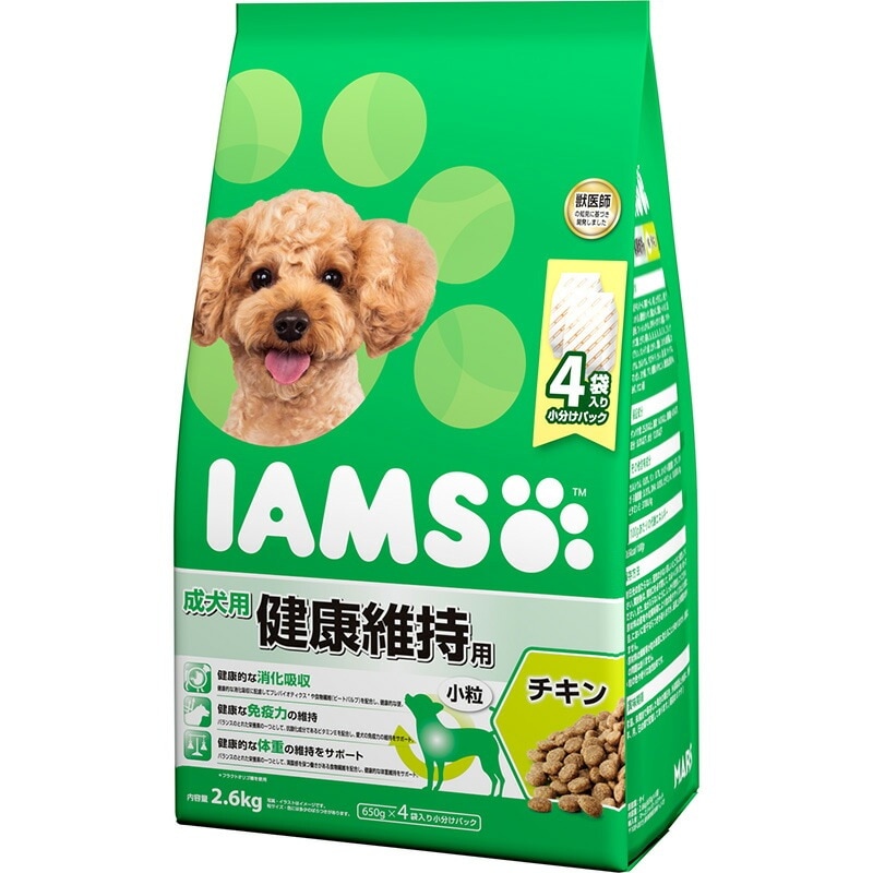 （まとめ買い）マース アイムス 成犬用 健康維持用 チキン 小粒 2.6kg 犬用フード [x3]