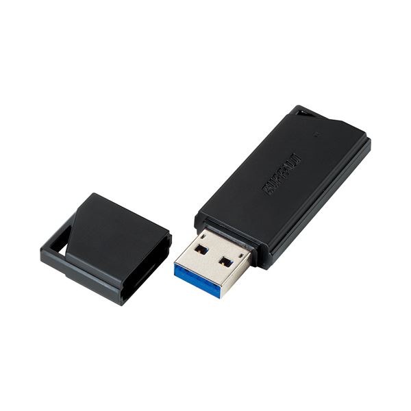 （まとめ） バッファローUSB3.1（Gen1）対応 USBメモリー バリューモデル 32GB ブラック RUF3-K32GB-BK1個 10セット