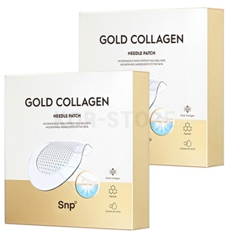 ゴールド コラーゲン ニードル パッチ 8p * 2個