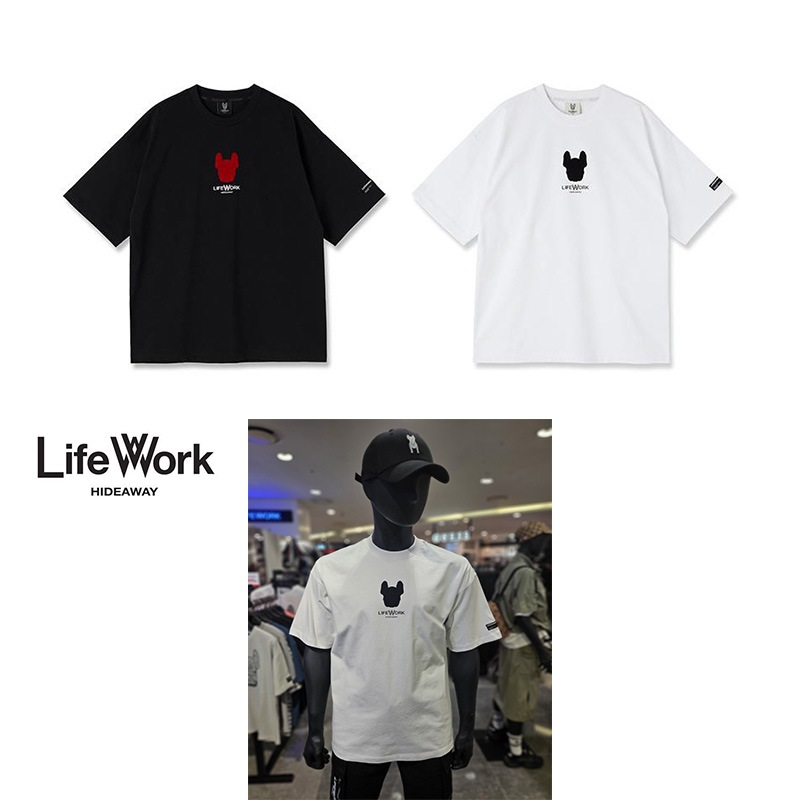 BASIC LADOG T-SHIRTS LW242TS124 ライフウォーク ラドック ラドッグ 犬 半袖 Tシャツ 韓国ブランド レディース メンズ 限定 韓国 人気 おすすめ オーバーサイズ 男 6,460円