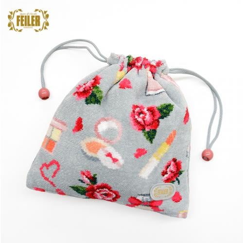 フェイラー FEILER　巾着ポーチ エターナルヒロインETH-242004 シルバーグレー　限定品