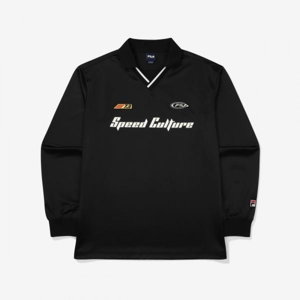 FILA モーターコア ストレッチ カラー トレーナー