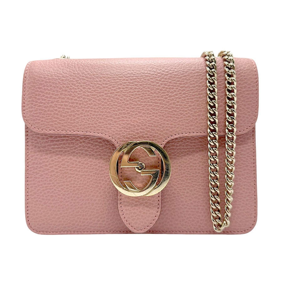 グッチ GUCCI ショルダーバッグ インターロッキングG レザー ピンク レディース 510304 n0538 64,900円