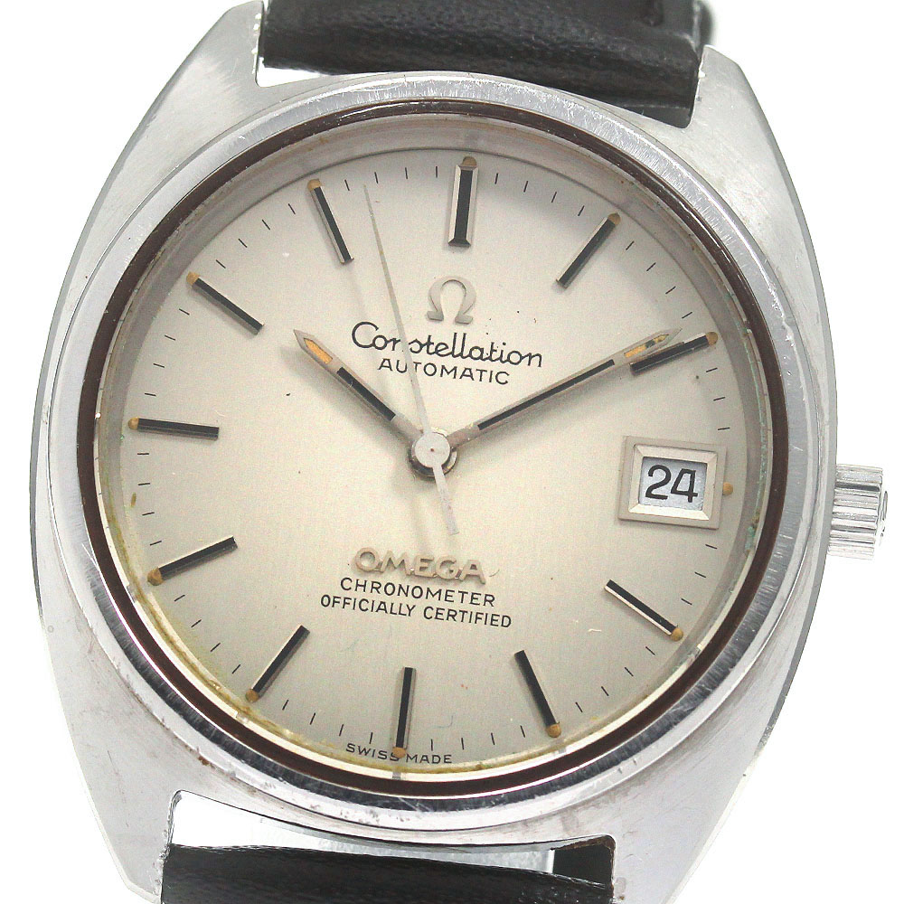 オメガ OMEGA 168.0056 コンステレーション cal.1011 デイト 自動巻き メンズ _843378【中古】