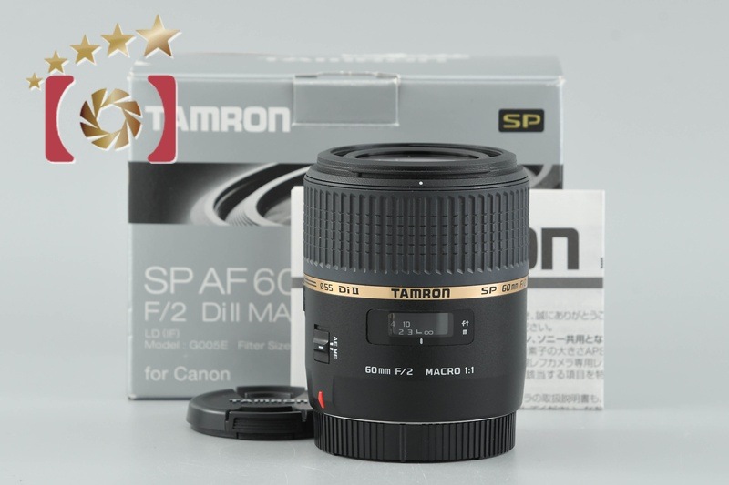 G005 SP AF 60mm f/2 Di II MACRO キヤノン用 元箱付き