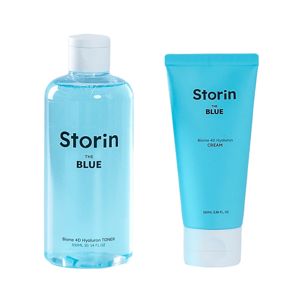 [2種セット] ストリン ダブルー マイクロバイオーム 4D 超低分子 ヒアルロン酸 水ぶじ 乾性 中乾燥 中の保湿 真皮 水分法 ジュベルック 水分トナー 300ml + クリーム 100ml