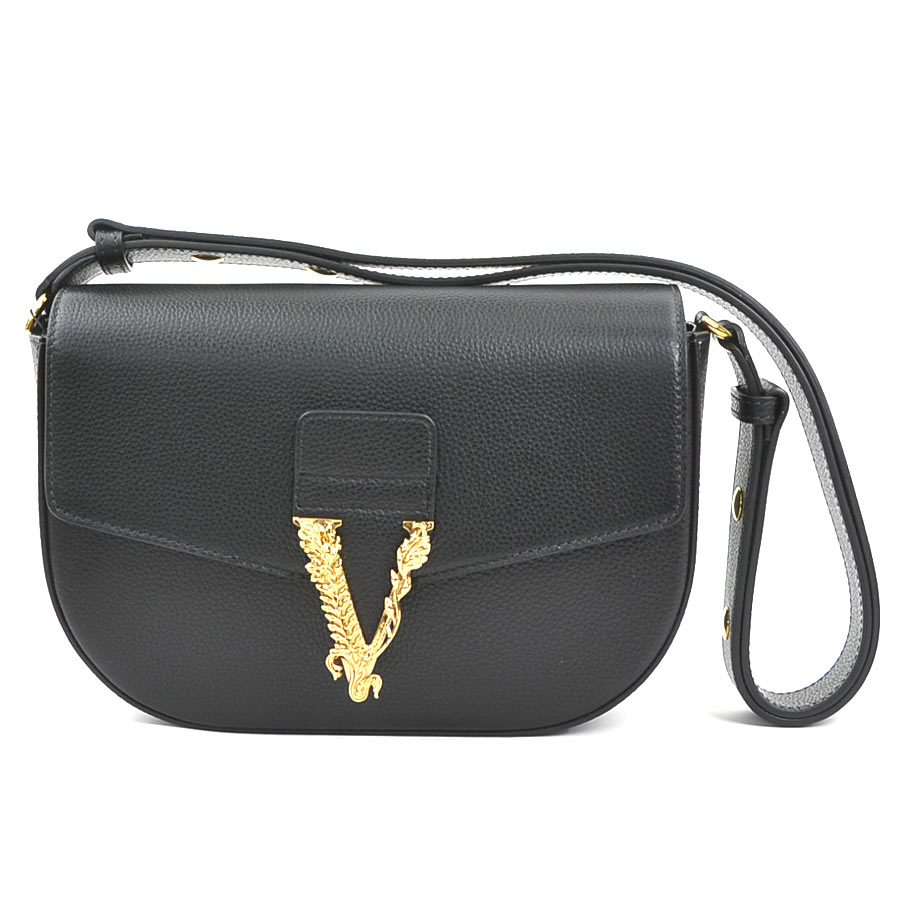 ヴェルサーチ VERSACE ショルダーバッグ レザー ブラック レディース r10695k 35,620円