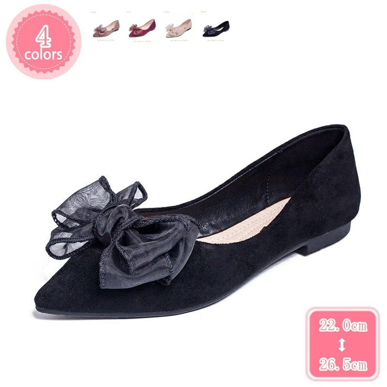 500円OFFクーポン パンプス レディース ポインテッドトゥ 美脚 ヒール フラット ビジネス シンプル 歩きやすい 痛くない 春夏 脱げない 柔らかい オシャレ 走れる 歩きやすい クッション 蝶