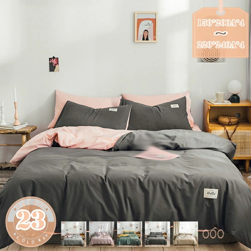 クーポン 掛け布団カバー シングル 綿100% 掛けふとんカバー 4点セット 北欧 掛ふとんカバー 水洗い綿 掛カバー シングル 秋 軽量 羽毛布団カバー オールシーズン おしゃれ かわいい 吸水 無