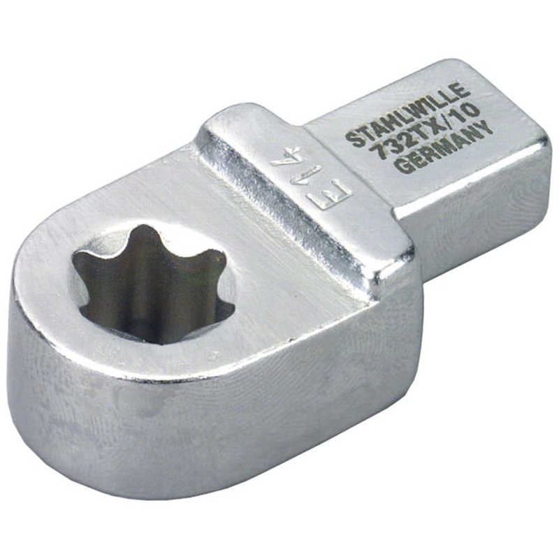 STAHLWILLE　ジョイントサイズ9×12mm トルクレンチ用差替ヘッド ヘクスローブ E6　732TX/10-E6