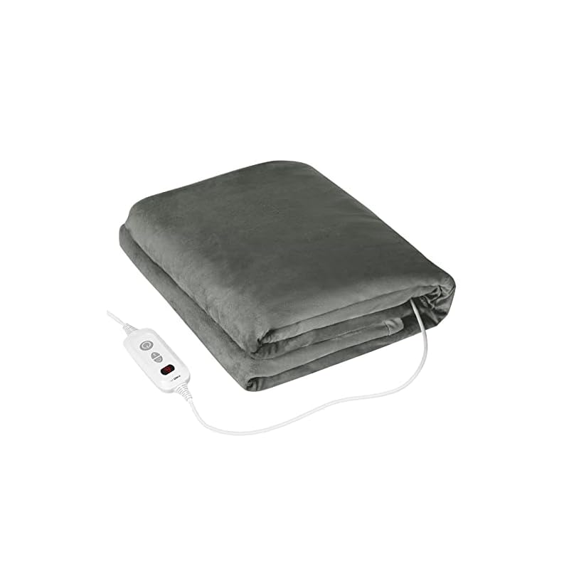 YINO life 電気毛布 掛け敷き兼用 ひざ掛け 188130cm ６段階温度調整 タイマー設定機能 自動オフ 洗える ダニ退治 柔らかく 防寒対策 抗菌防臭 暖房器具 省エネ 安全保護 電気ブ