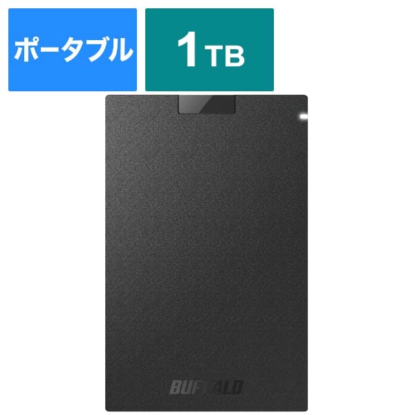 国際ブランド】 バッファロー SSD-PG1.0U3-BC USB3.2(Gen1) ポータブル