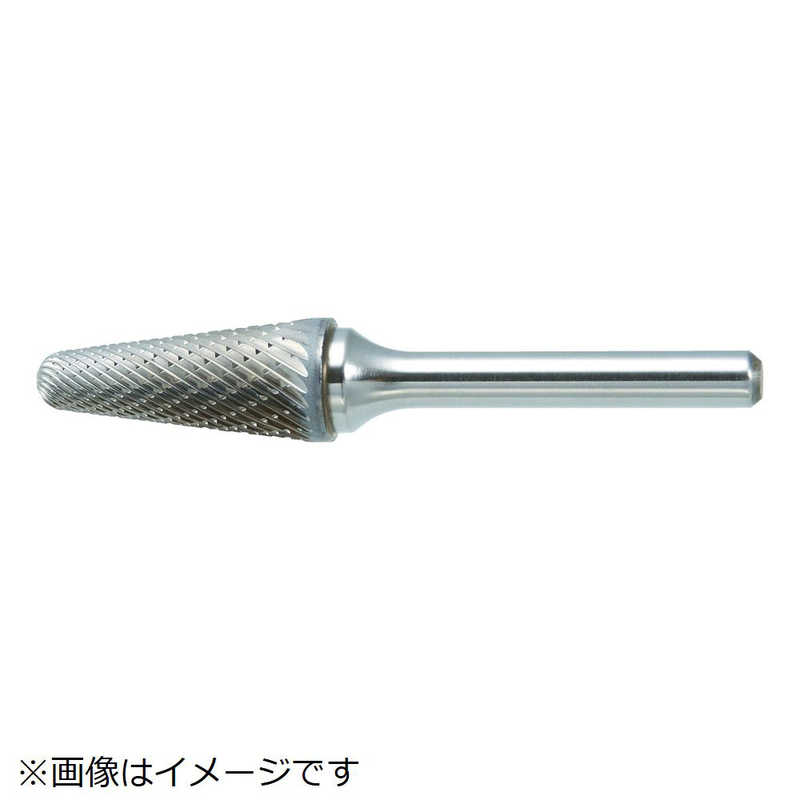 トラスコ中山　超硬バー テーパー型 Φ19X刃長38X軸6 シングルカット　TB7C190S