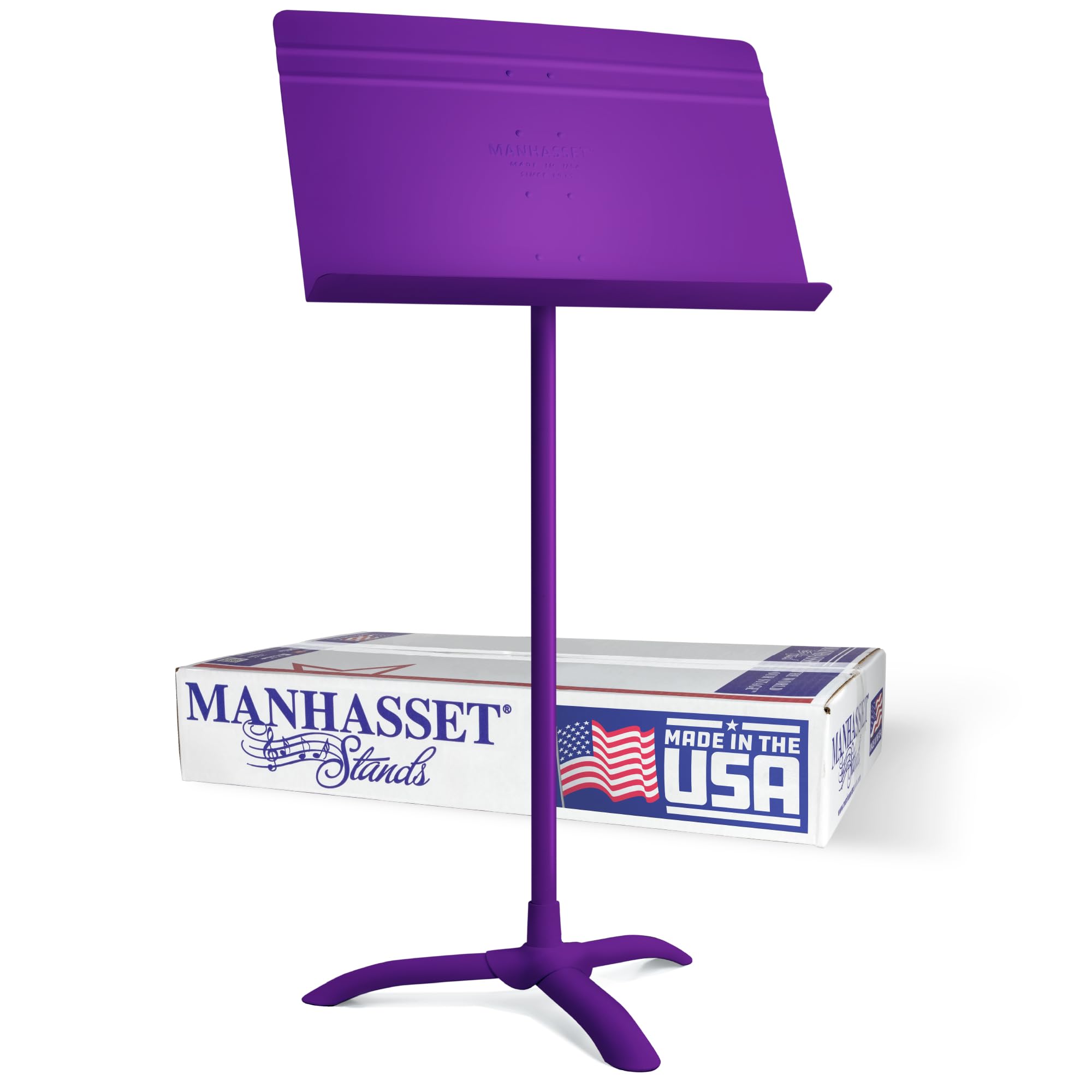 マンハセット　Manhasset　譜面台　M48MP　シンフォニーモデル(Symphony Stand) 　カラー：マットパープル　4801MP