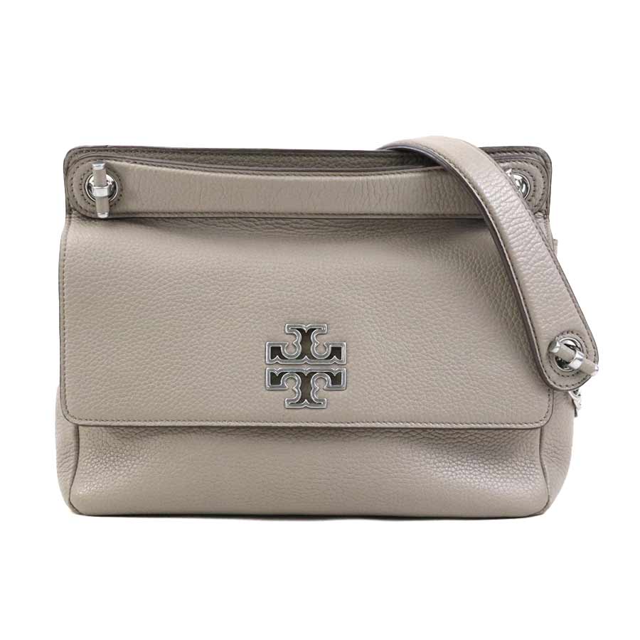 トリーバーチ Tory Burch ショルダーバッグ レザー グレージュ レディース 56415a