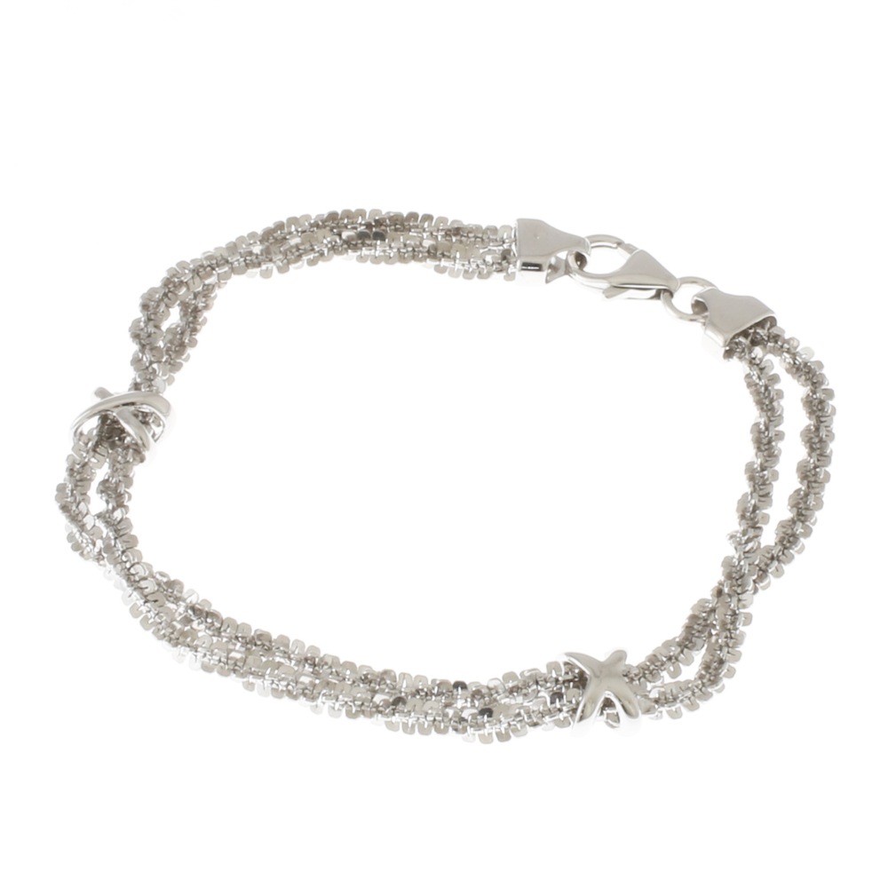 ブレスレット 18金 K18ホワイトゴールド 中古 美品