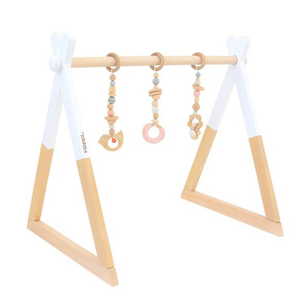 ホップル HOPPL ベビージムセット ホワイト/ピンク BTL-BGS-WH-PI メーカー直送