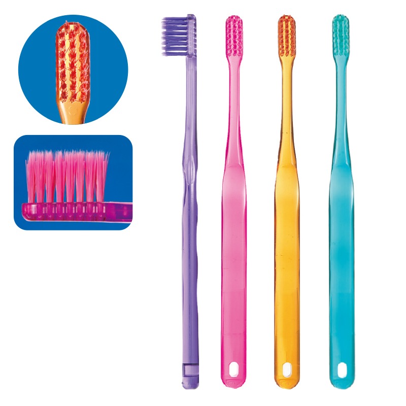 Ci PRO ADジュエル 歯ブラシ 超先細＋フラット毛 (Mふつう) 50本入