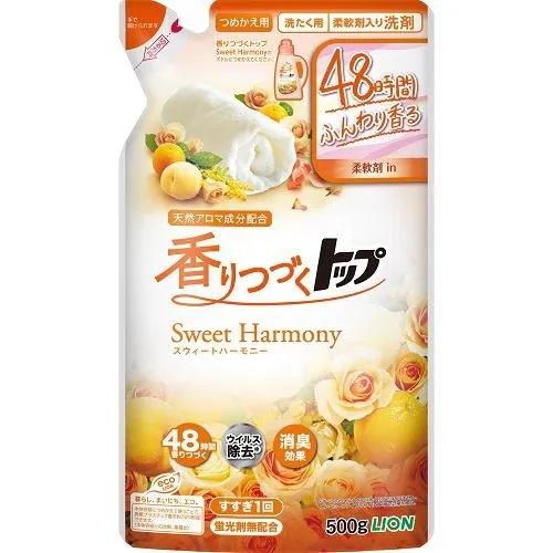 ライオン 香りつづくトップ スウィートハーモニー つめかえ用 500g 