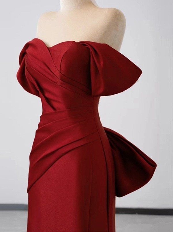 ワンピースドレスドレス袖付き 演奏会用ドレス 演奏会 小さいサイズ 大きいサイズ 発表会 レディース 演奏会ドレス 大人 結婚式 ベアショルダー マーメイド 母親 韓国 ピアノ ドレス ロング 披