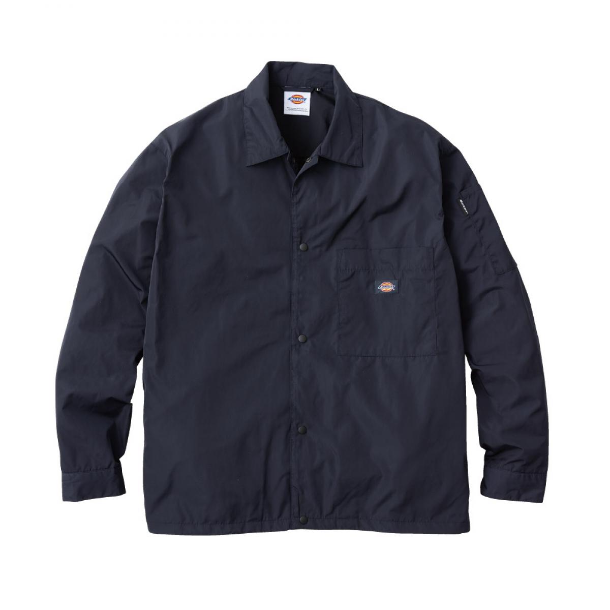 コーコス Dickies ディッキーズ コーチジャケット D-7510 L ネイビー ジャケット 撥水 冬用 防寒着 トップス 上着 作業服