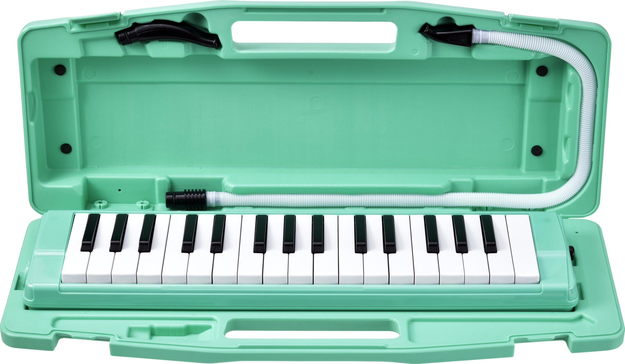 【全国送料無料】 ゼンオン けんばんハーモニカ C-32G GREEN ハードケース入り 5,571円