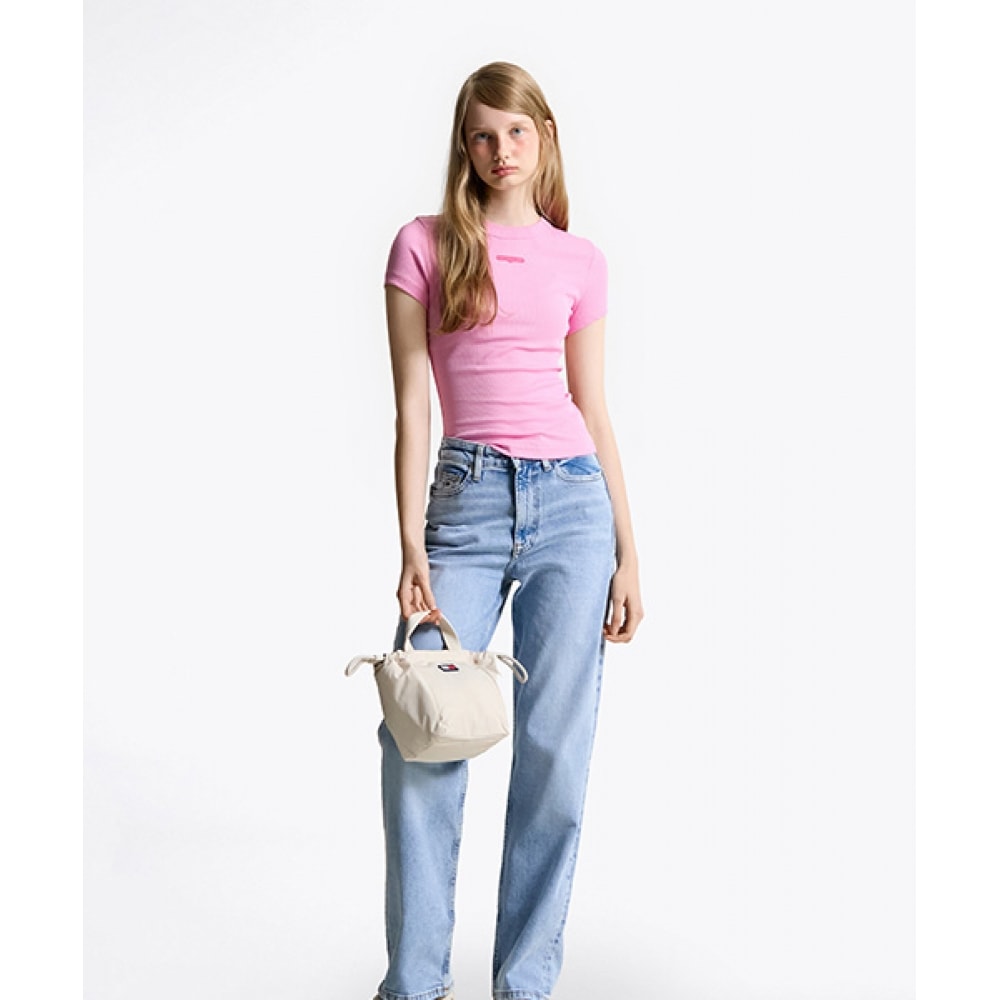 TOMMY JEANS レイルラ スリム ストレート デニム パンツ T32F6NEA14TWT11AB