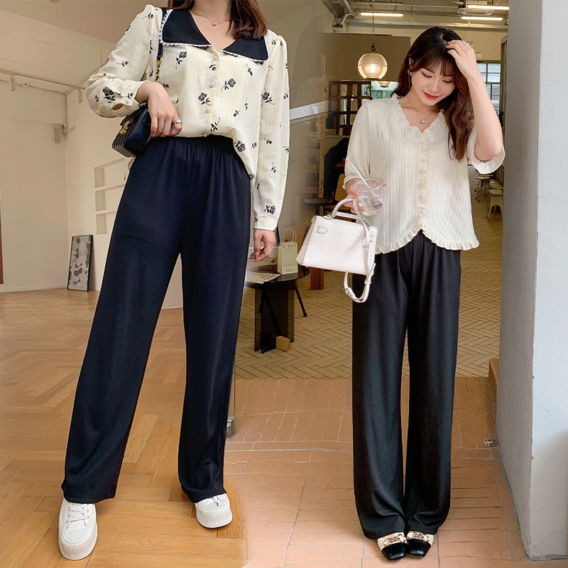 上品 5L 4L 韓国ファッション 大きいサイズ レディース 5l ズボン 秋冬 春夏 ゆったり ワイドパンツ塩系揚げ街のズボンの大きいサイズの婦人服の春の洋風が垂れ下がっています