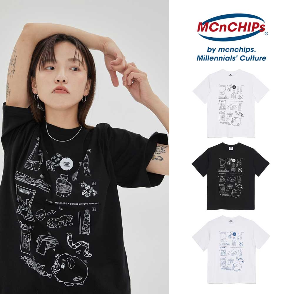 [MCNCHIPS] MCNCHIPS X Bakijoo 90-00 01 Tee