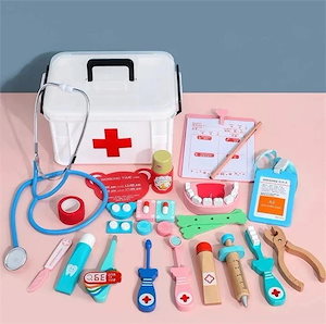 今っぽトレンド 早い者勝ち 子供 プレイハウス 医師 看護師 30点セット 男の子 女の子 聴診器 注射 ツールボックス デザインセンス 医療 ファッション 大人気 赤ちゃん おもちゃ746