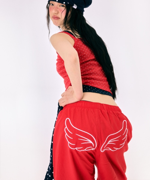 【YEGG】 Nylon Wing Pants Red 正規品