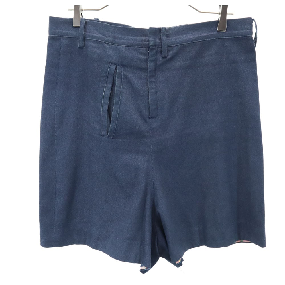 リミフゥ 日本製 キュロットパンツ S ネイビー LIMI feu レディース